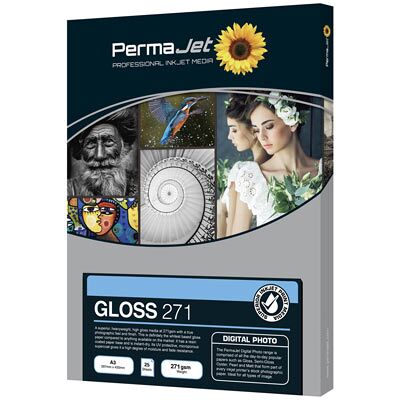 Permajet Instant Dry Gloss 6x4 271gsm Photo Paper - 100 Sheets Permajet Instant Dry Gloss 6x4 271gsm Photo Paper - 100 Sheets
