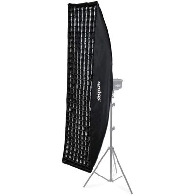 Godox Softbox Bowens Mount + grid 40x180cm - Rectangular Light Modifier Godox Softbox Bowens Mount + grid 40x180cm - Rectangular Light Modifier