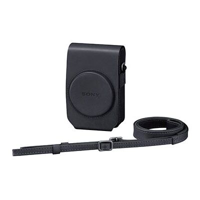 Sony LCSRXG - Leather Camera Case for RX100 - Black Sony LCSRXG - Leather Camera Case for RX100 - Black