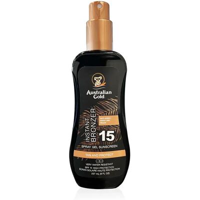 Australian Gold Spray Gel with Bronzer SPF 15 (100 ml) Australian Gold Spray Gel with Bronzer SPF 15 (100 ml)