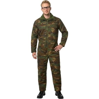 Brandit Tank Long Sleeve Jumpsuit Woodland 2XL Men Brandit Tank Long Sleeve Jumpsuit Woodland 2XL Men