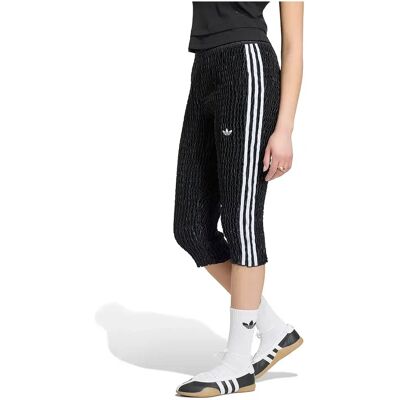 adidas Originals Capri Ruched Tight 3/4 Pants Black S Women adidas Originals Capri Ruched Tight 3/4 Pants Black S Women