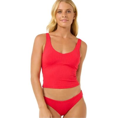 Rip Curl Hibiscus Red XS Supportive Tankini Top - Swimsuit Rip Curl Hibiscus Red XS Supportive Tankini Top - Swimsuit