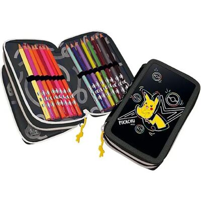 Pokémon Neon - 2-Compartment Filled Pencil Case - 161508516 Pokémon Neon - 2-Compartment Filled Pencil Case - 161508516