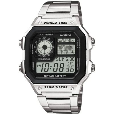 Casio Sports Ae-1200whd Watch LCD One Size Men Casio Sports Ae-1200whd Watch LCD One Size Men