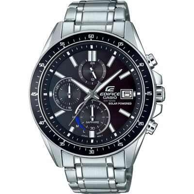 Casio Efs-s510d-1avuef Watch Silver / Black One Size Men Casio Efs-s510d-1avuef Watch Silver / Black One Size Men