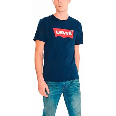 Levi´s ® Standard Housemarked Short Sleeve T-shirt Dress Blues / Red M Men Levi´s ® Standard Housemarked Short Sleeve T-shirt Dress Blues / Red M Men
