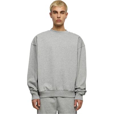 Build Your Brand BY205 Sweatshirt - Oversized Heavy Cotton Grey Build Your Brand BY205 Sweatshirt - Oversized Heavy Cotton Grey