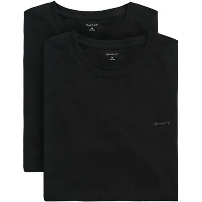 Gant 900012008 Short Sleeve T-shirt 2 Units Black M Men Gant 900012008 Short Sleeve T-shirt 2 Units Black M Men