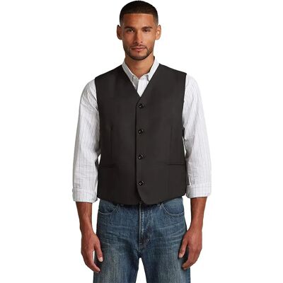 G-star D27250-e200 Waistcoat Dark Black 2XL Men G-star D27250-e200 Waistcoat Dark Black 2XL Men