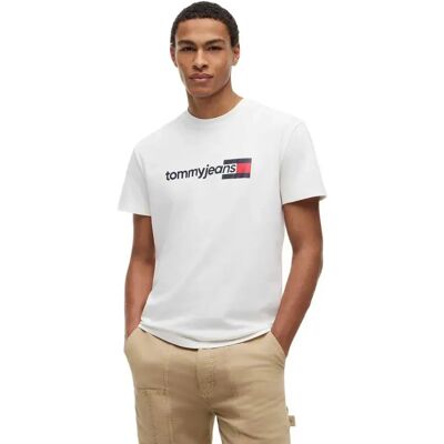 Tommy Jeans Entry Dna Short Sleeve T-shirt Ecru XL Men Tommy Jeans Entry Dna Short Sleeve T-shirt Ecru XL Men