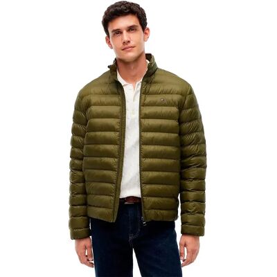 Tommy Hilfiger Mw0mw37634 Padded Jacket Huntsman Green / Ivory Petal 2XL Men Tommy Hilfiger Mw0mw37634 Padded Jacket Huntsman Green / Ivory Petal 2XL Men