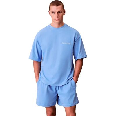Calvin Klein Lv00nm2949 Short Sleeve Pyjama Blue Descent M Men Calvin Klein Lv00nm2949 Short Sleeve Pyjama Blue Descent M Men