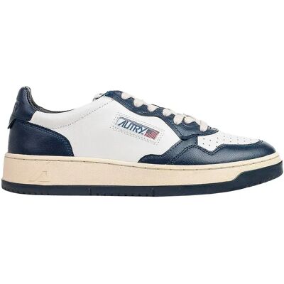 Autry Medalist Low Trainers Leather / Leather White / Blue UK 6 Men Autry Medalist Low Trainers Leather / Leather White / Blue UK 6 Men