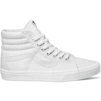 Vans White Sk8-Hi Women's Skate Shoes - Skater Style Vans White Sk8-Hi Women's Skate Shoes - Skater Style