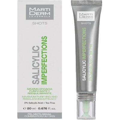 Martiderm Shots Salicylic Imperfections 20ml Facial Treatment One Size unisex Martiderm Shots Salicylic Imperfections 20ml Facial Treatment One Size unisex