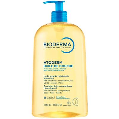 Bioderma Atoderm Shower Oil - Sensitive Dry Skin - 1000ml Bioderma Atoderm Shower Oil - Sensitive Dry Skin - 1000ml
