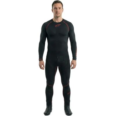 Alpinestars Ride Tech Lite Long Sleeve Base Layer Suit Black / Red XS-S male Alpinestars Ride Tech Lite Long Sleeve Base Layer Suit Black / Red XS-S male