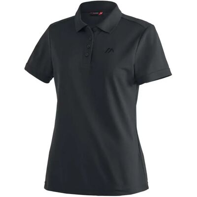 Maier Sports Ulrike Black Lightweight Quick-Dry Polo Shirt - Shirt Maier Sports Ulrike Black Lightweight Quick-Dry Polo Shirt - Shirt