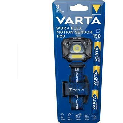 Varta Headlamp - H20 - Motion Sensor - 150 Lm - IP54 Varta Headlamp - H20 - Motion Sensor - 150 Lm - IP54