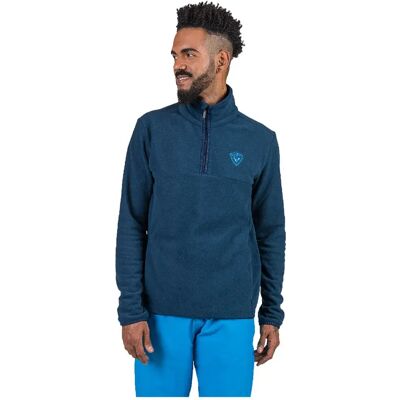 Rossignol Strawpile Half Zip Blue Marine - Polar Fleece Jacket Rossignol Strawpile Half Zip Blue Marine - Polar Fleece Jacket