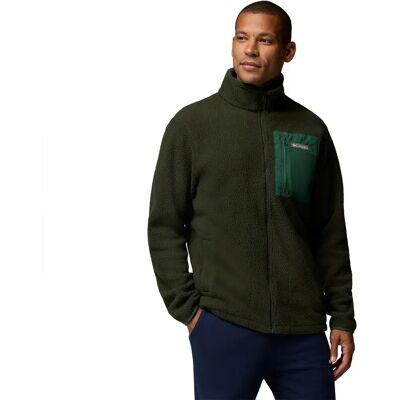 Columbia Jasper Ridge™ Pebbled Full Zip Fleece Greenscape / Rain Forest XL Men Columbia Jasper Ridge™ Pebbled Full Zip Fleece Greenscape / Rain Forest XL Men