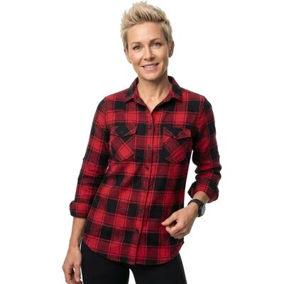Brandit Amy Flannel Long Sleeve Shirt Red / Black XL Women Brandit Amy Flannel Long Sleeve Shirt Red / Black XL Women