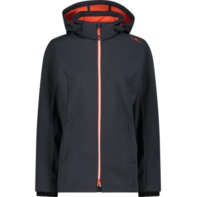 Cmp Long Fit 3a22226 Softshell Jacket Anthracite / Poppy XL female Cmp Long Fit 3a22226 Softshell Jacket Anthracite / Poppy XL female