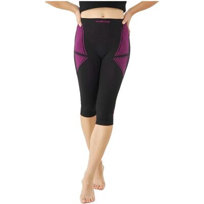 Viking ETNA Black/Rose Thermo Leggings - Leggings Viking ETNA Black/Rose Thermo Leggings - Leggings