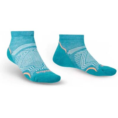 Bridgedale Ultralight T2 Coolmax® Performance Low Socks Teal UK 7-8.5 female Bridgedale Ultralight T2 Coolmax® Performance Low Socks Teal UK 7-8.5 female