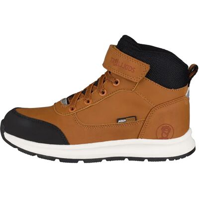 TROLLKIDS KIDS STAVANGER MID CUT XT - Waterproof, Brown, Sporty Shoes TROLLKIDS KIDS STAVANGER MID CUT XT - Waterproof, Brown, Sporty Shoes