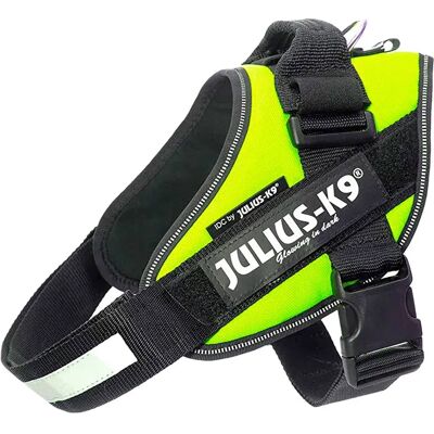 Julius K9 Neon Yellow IDC Power Harness - Dog Harness Julius K9 Neon Yellow IDC Power Harness - Dog Harness