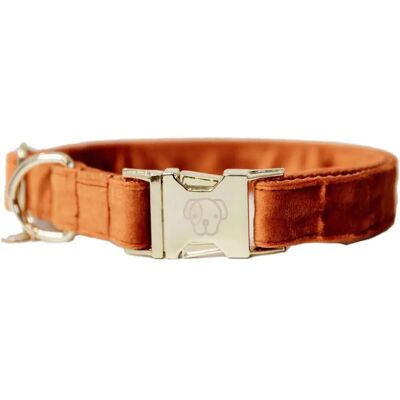 Kentucky Dogwear Velvet Dog Collar - Orange / Lila / Pink - XS - Dog Collar Kentucky Dogwear Velvet Dog Collar - Orange / Lila / Pink - XS - Dog Collar