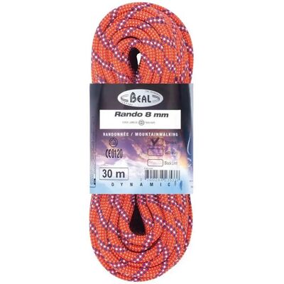 Beal Rando 8MM 48M Orange - Climbing Rope Beal Rando 8MM 48M Orange - Climbing Rope