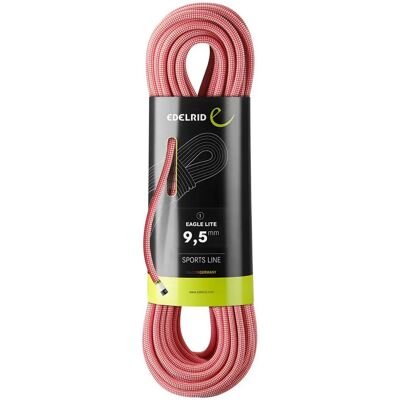 Edelrid Eagle Lite 9.5mm - Red 80m Climbing Rope Edelrid Eagle Lite 9.5mm - Red 80m Climbing Rope