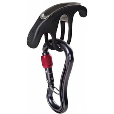 Ocun Belay Set - Screw/Bow Safety Lock - Black Ocun Belay Set - Screw/Bow Safety Lock - Black