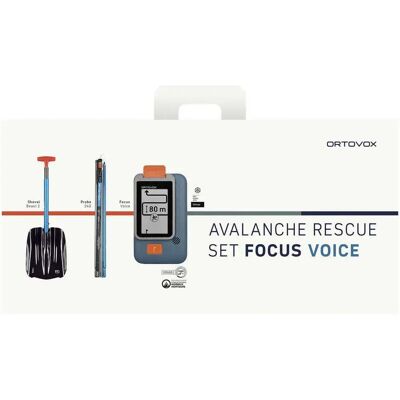 Ortovox Rescue Set Focus Voice Avalanche Kit Safety Black One Size unisex Ortovox Rescue Set Focus Voice Avalanche Kit Safety Black One Size unisex