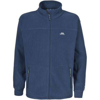 Trespass Mens Sueded Fleece Jacket Bernal Blue XS Trespass Mens Sueded Fleece Jacket Bernal Blue XS
