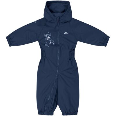 Trespass Baby Rain Suit Pink Navy Waterproof All-in-1 - Rain Suit Trespass Baby Rain Suit Pink Navy Waterproof All-in-1 - Rain Suit