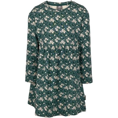 Trespass Girls Casual Dress Morra Green 3/4 Trespass Girls Casual Dress Morra Green 3/4