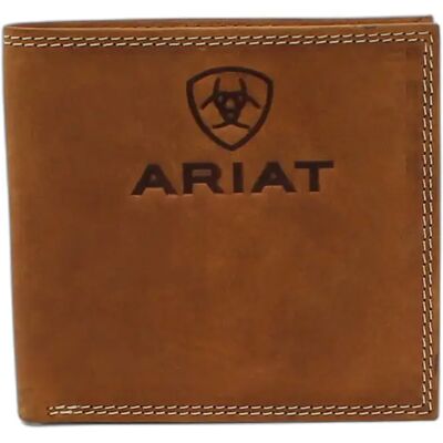 Wallet with layered logo Ariat Marron One size Wallet with layered logo Ariat Marron One size