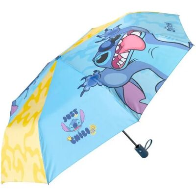 Automatic Folding Umbrella Erik Disney Stitch Foodie Bleu 100 cm Automatic Folding Umbrella Erik Disney Stitch Foodie Bleu 100 cm