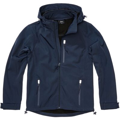 Jacket Brandit Softshell Hurricane Blue 7XL Jacket Brandit Softshell Hurricane Blue 7XL