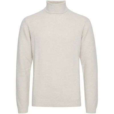 CASUAL FRIDAY CFKarl Beige Roll Neck Sweater - Sweater CASUAL FRIDAY CFKarl Beige Roll Neck Sweater - Sweater