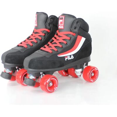 Fila Quad Ace Rental Roller Skates - Durable, Adjustable, Indoor Outdoor Fila Quad Ace Rental Roller Skates - Durable, Adjustable, Indoor Outdoor