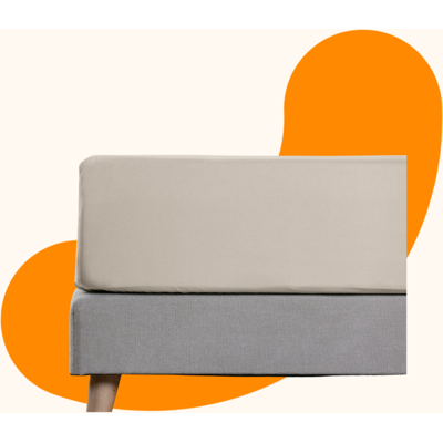 Emma Bed Linen Fitted Sheet Sateen 300 TC 135x190 Plain Emma Bed Linen Fitted Sheet Sateen 300 TC 135x190 Plain