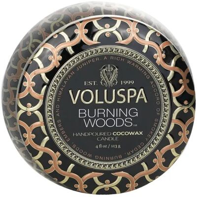 Voluspa Mini Tin Candle - Burning Woods - 113g - Candle Voluspa Mini Tin Candle - Burning Woods - 113g - Candle