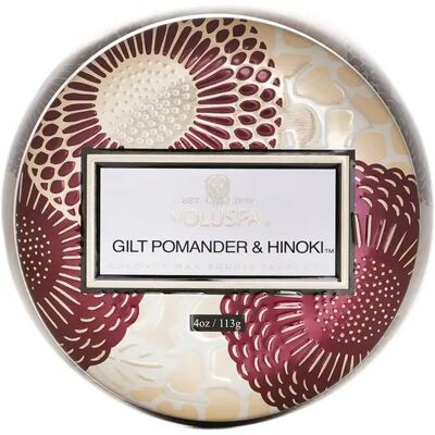 VOLUSPA Japonica Holiday Gilt Pomander & Hinoki scented candle - Home Fragrance VOLUSPA Japonica Holiday Gilt Pomander & Hinoki scented candle - Home Fragrance