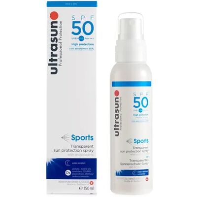 Ultrasun Brand Model SPF 50 Sports Protection Spray Ultrasun Brand Model SPF 50 Sports Protection Spray