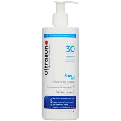 Ultrasun Transparent Sun Protection SPF30 Sports Gel - Sun Protection Gel Ultrasun Transparent Sun Protection SPF30 Sports Gel - Sun Protection Gel